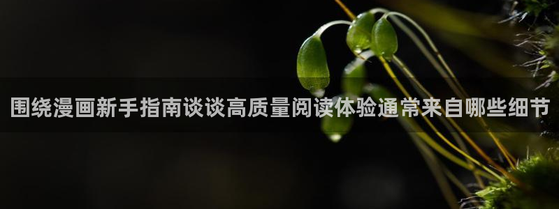 梦漫漫画阅读推荐：围绕漫画新手指南谈谈高质量阅读体验通常来自哪些细节